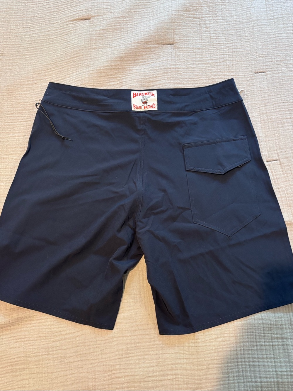 Birdwell Navy Athletic Lace-Up Board Shorts